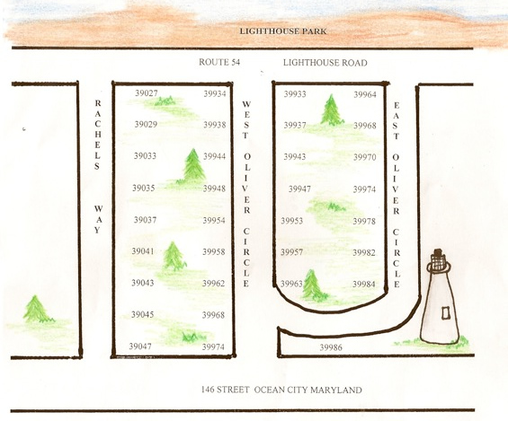 Summertime Park Mobile Home Park Map Fenwick Island Delaware